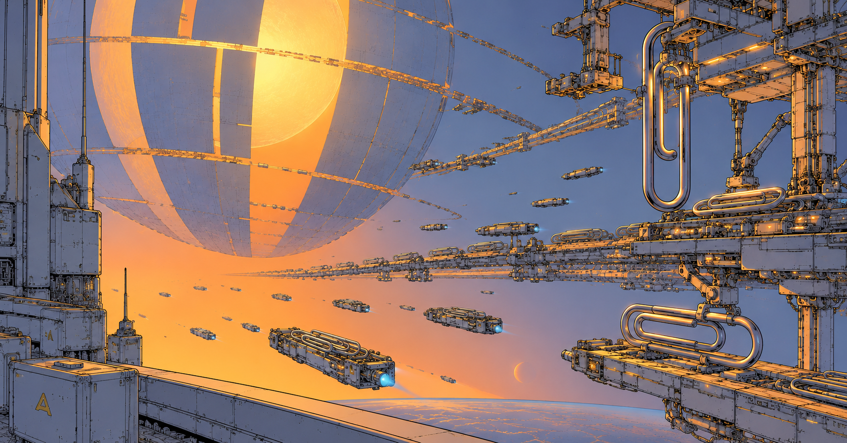 Orbital paperclip factories and probes harvesting energy around a star